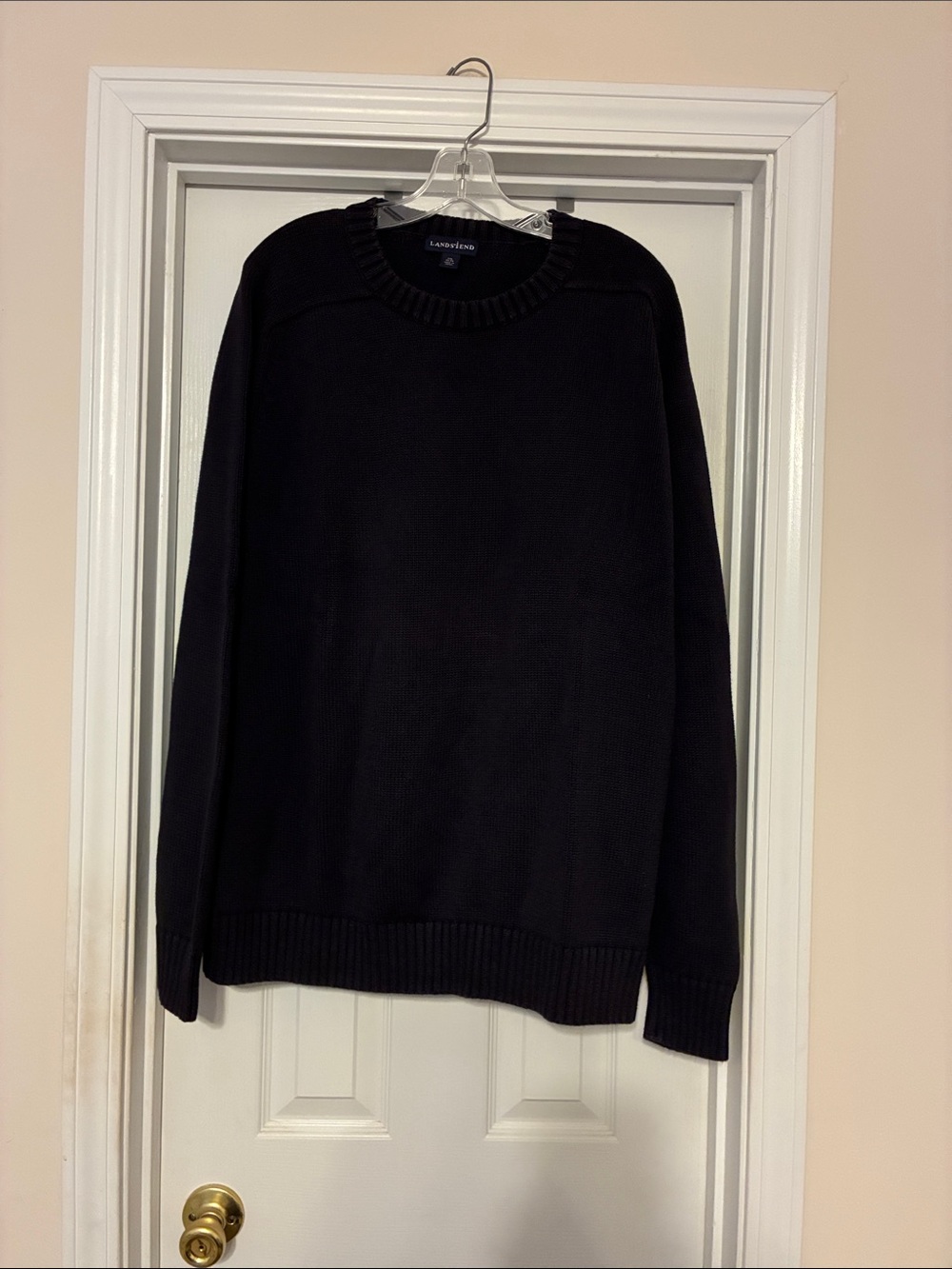 Lands' End Men's 2XL Crewneck Sweater - Blue - Picture 1 of 4
